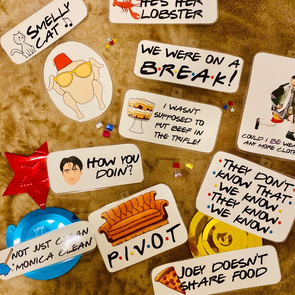F•R•I•E•N•D•S themed party decorations 🎈 FRIENDS